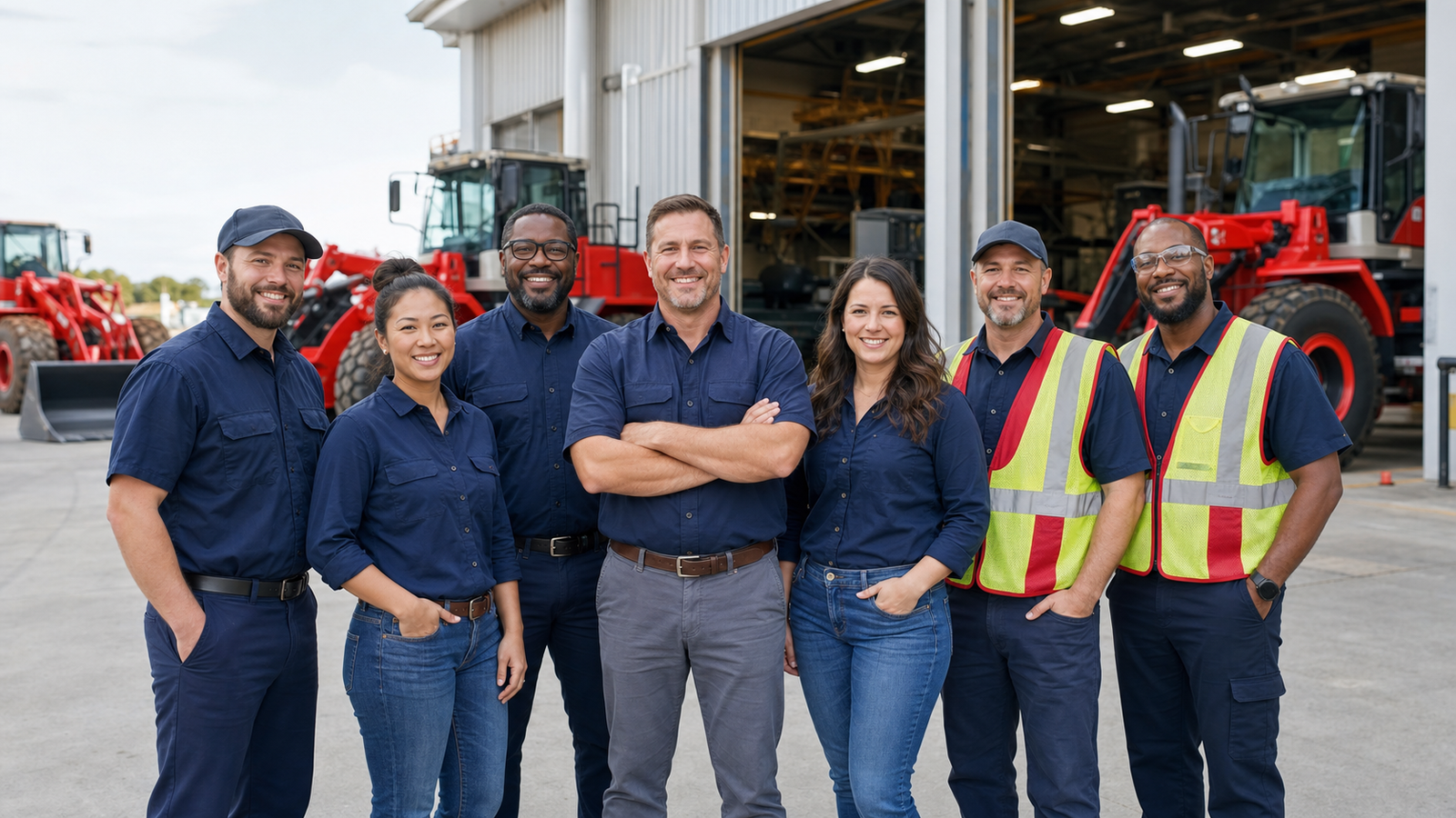 American Loader equipment sales, service, logistics, and technical support team