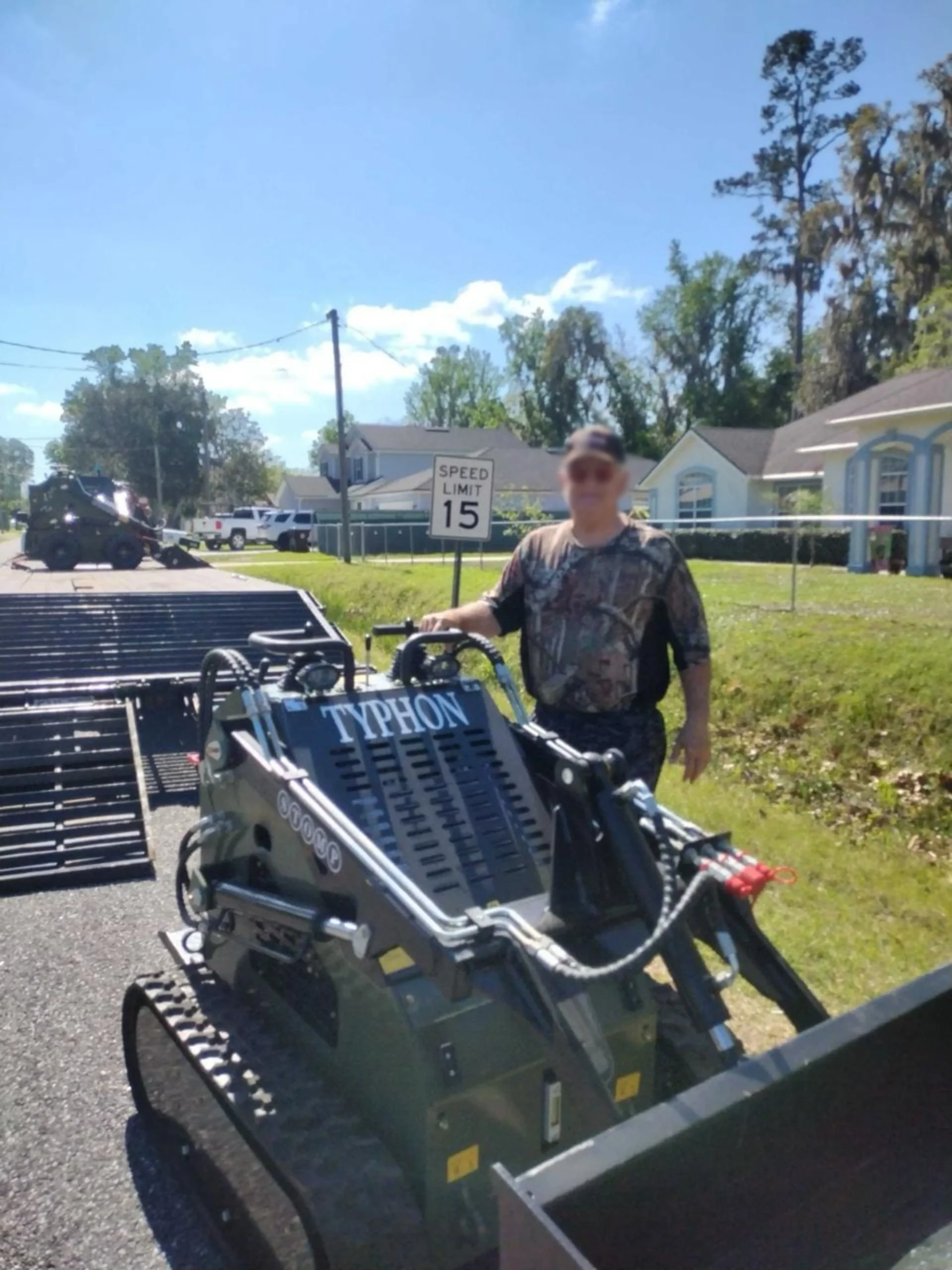 Skid steer delivery for Apex Excavation Group