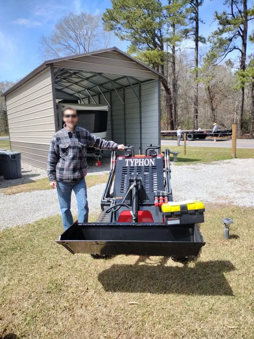 Skid steer loader delivery for Civil Pro Builders